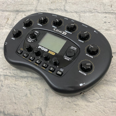Line 6 POD HD Desktop Bean Mutli Effects Pedal w/ Power Supply