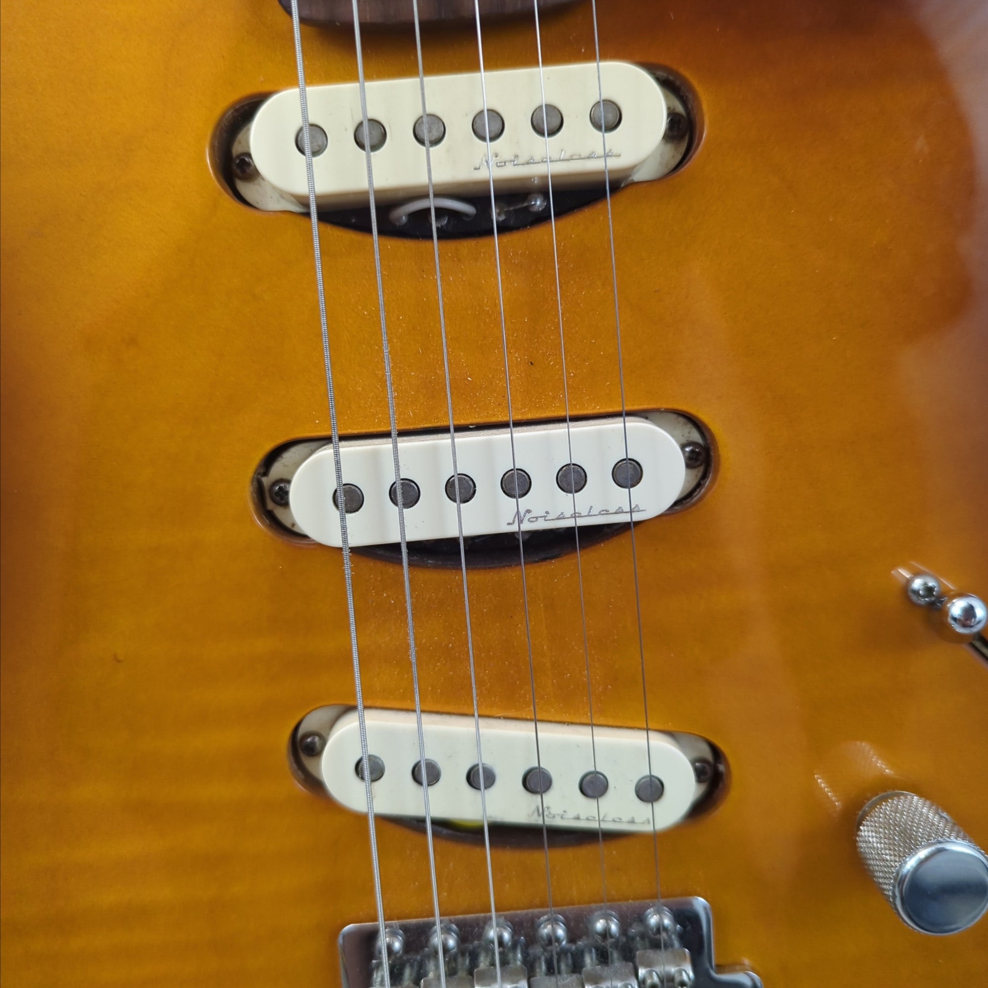 Fender Partscaster with American Highway One Stratocaster Neck Noiseless Pickups and Hardcase