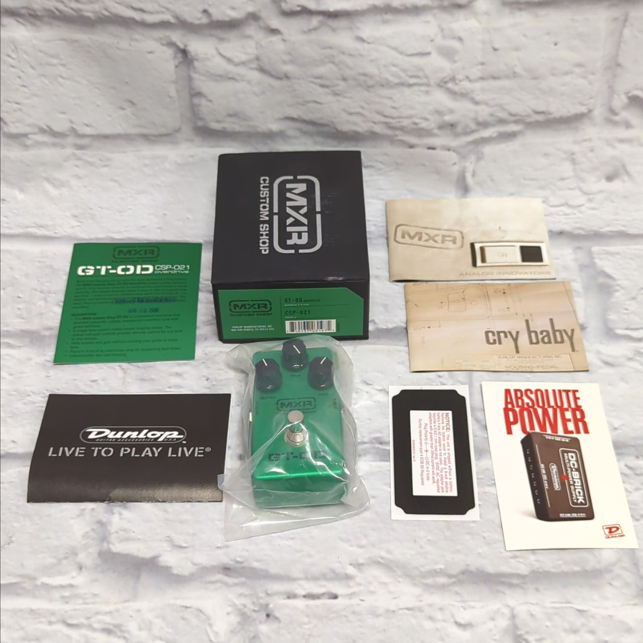 Dunlop MXR GT-OD Overdrive CSP-021 Pedal - Evolution Music