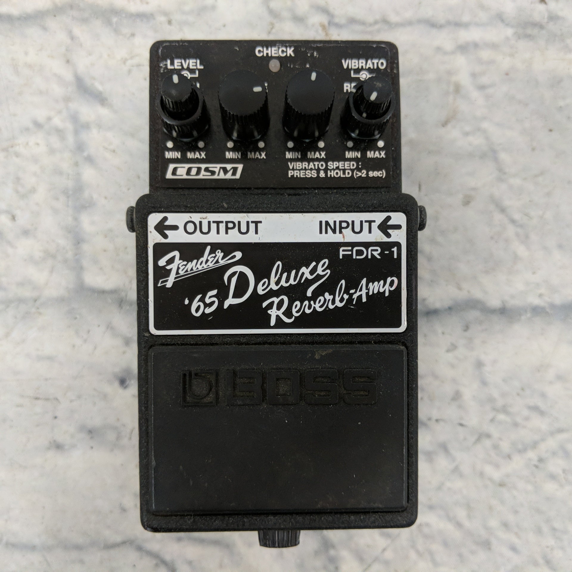 fender 65 deluxe reverb pedal Boss FDR-1 Fender '65 Deluxe Reverb Amp Pedal
