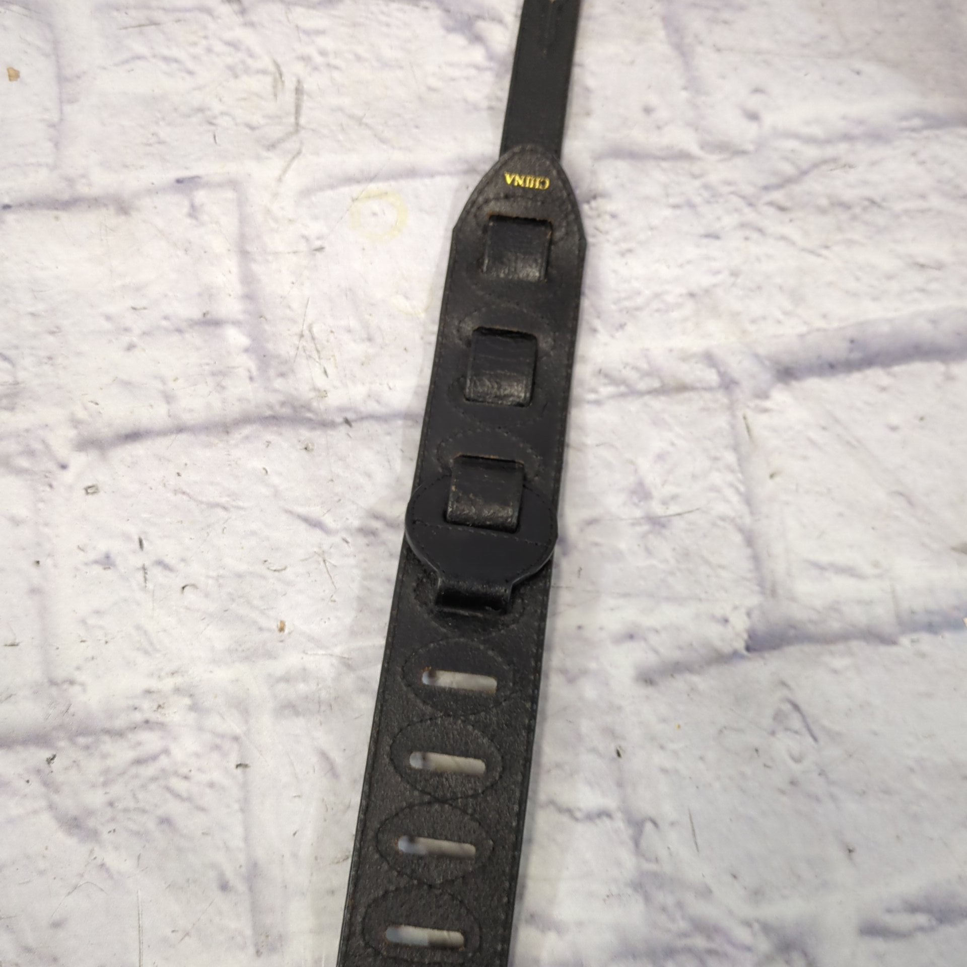 Ernie Ball Studded Leather Guitar Strap