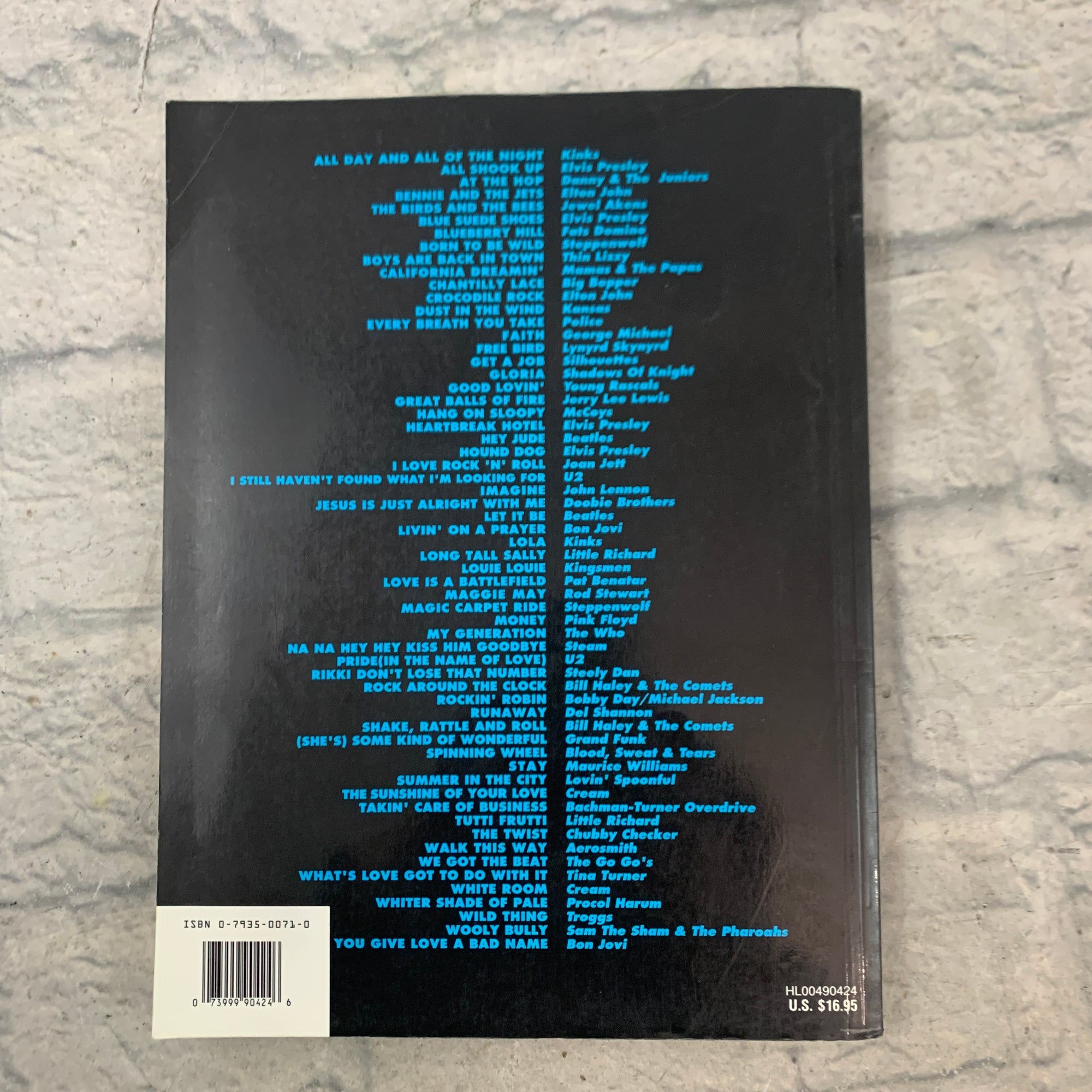 Hal Leonard Best Rock Songs Ever Book Piano / Vocal / Guitar