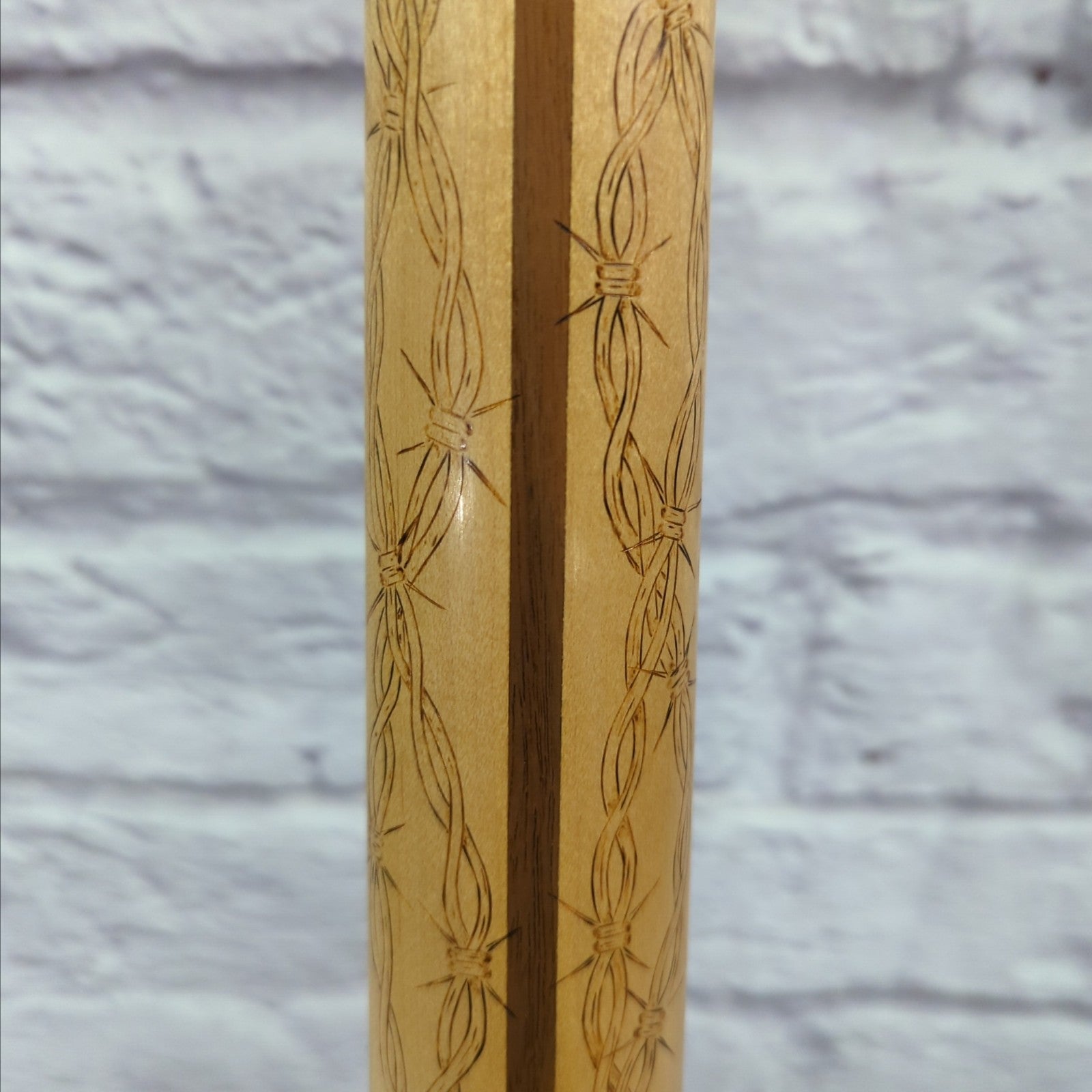 Partscaster ElectraGlide Telecaster Electric Guitar with Barbed Wire Etched Neck