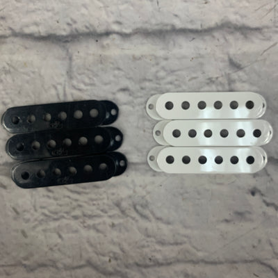 Stratocaster Pickup Cover Set used BLACK OR WHITE SEE LISTING