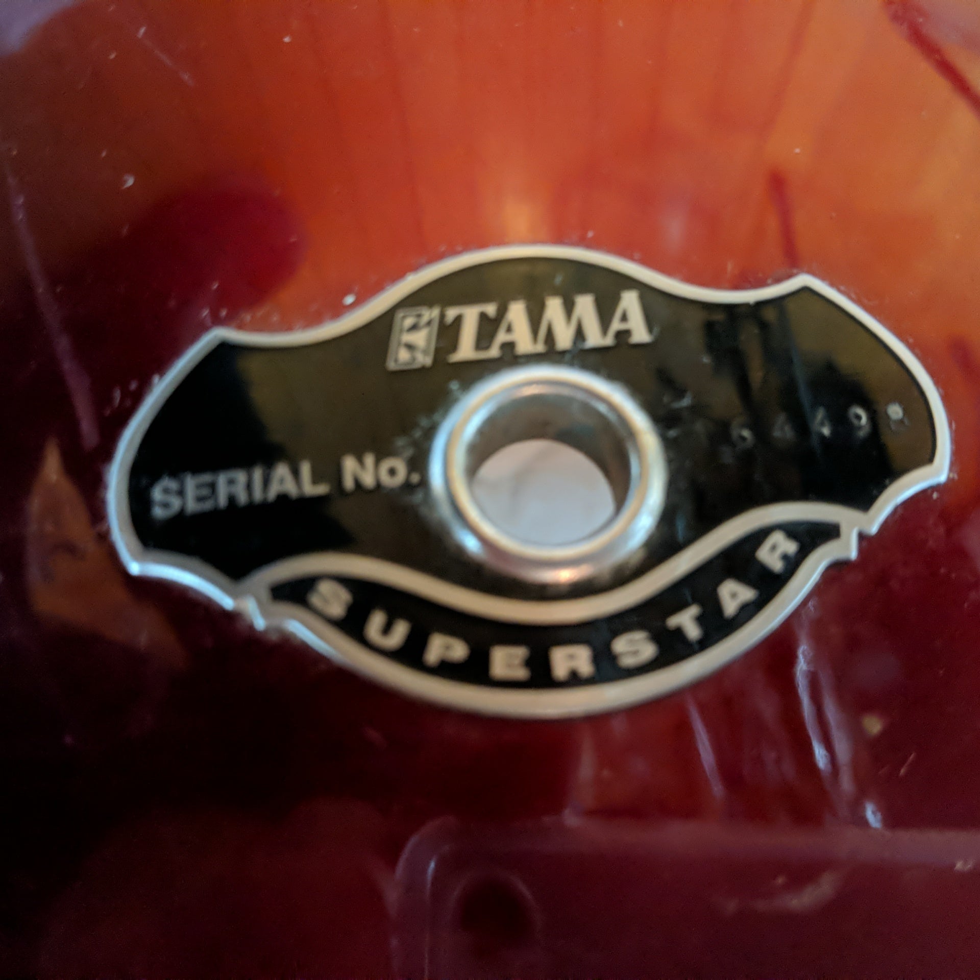Tama Superstar 6pc Drum Kit Wine Red