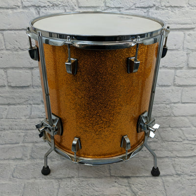 Ludwig Classic Maple 14x14 Floor Tom in Gold Sparkle