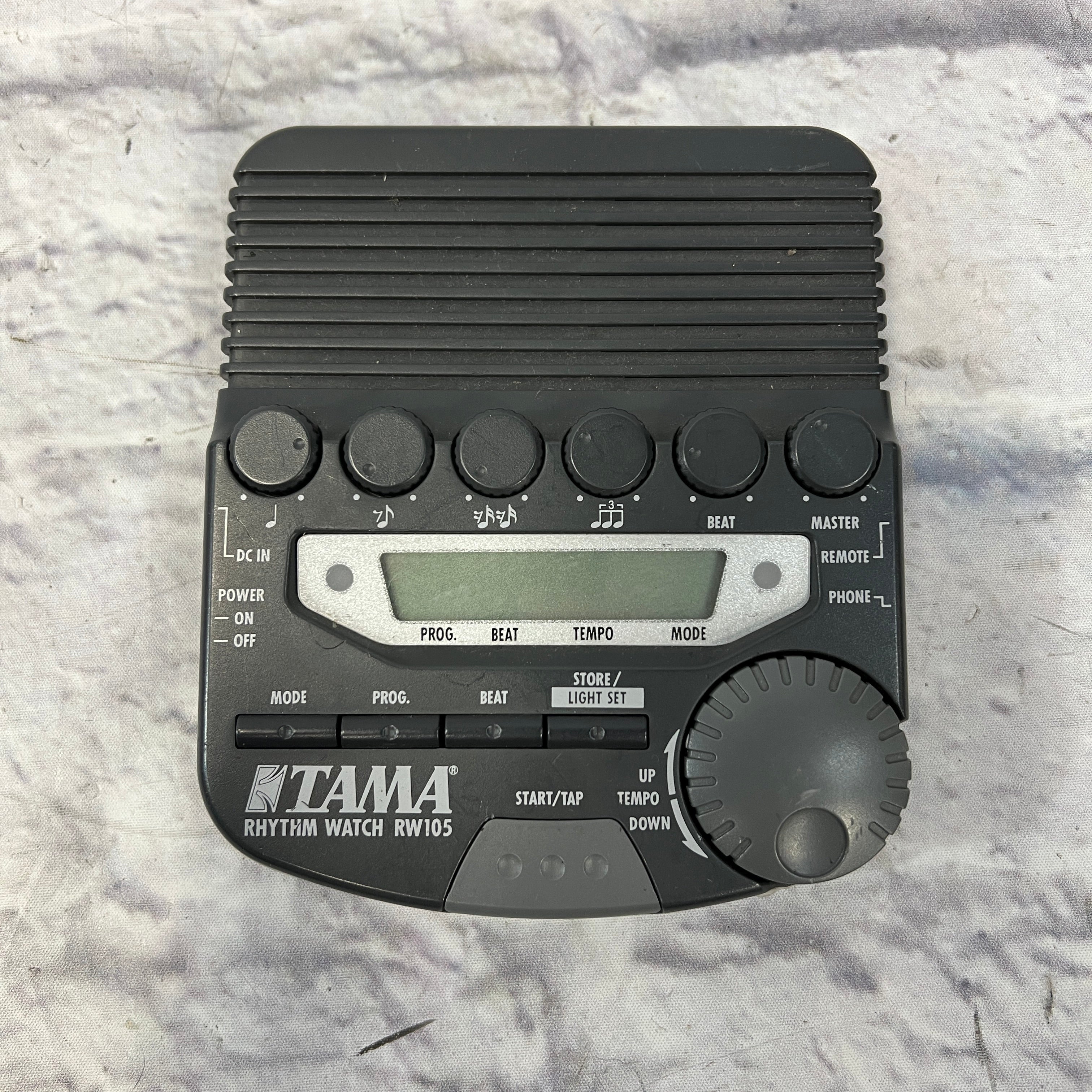 TAMA RW105 リズムマシン 本体のみ Tama RW105 Rhythm Watch Programmable Metronome - Evolution Music
