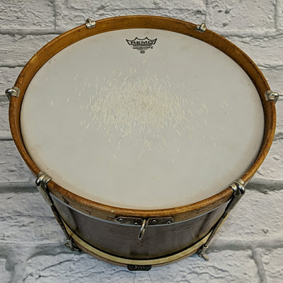 Vintage 1920s / 30s Ludwig Junior Parade Drum 8" x 13" American Flag