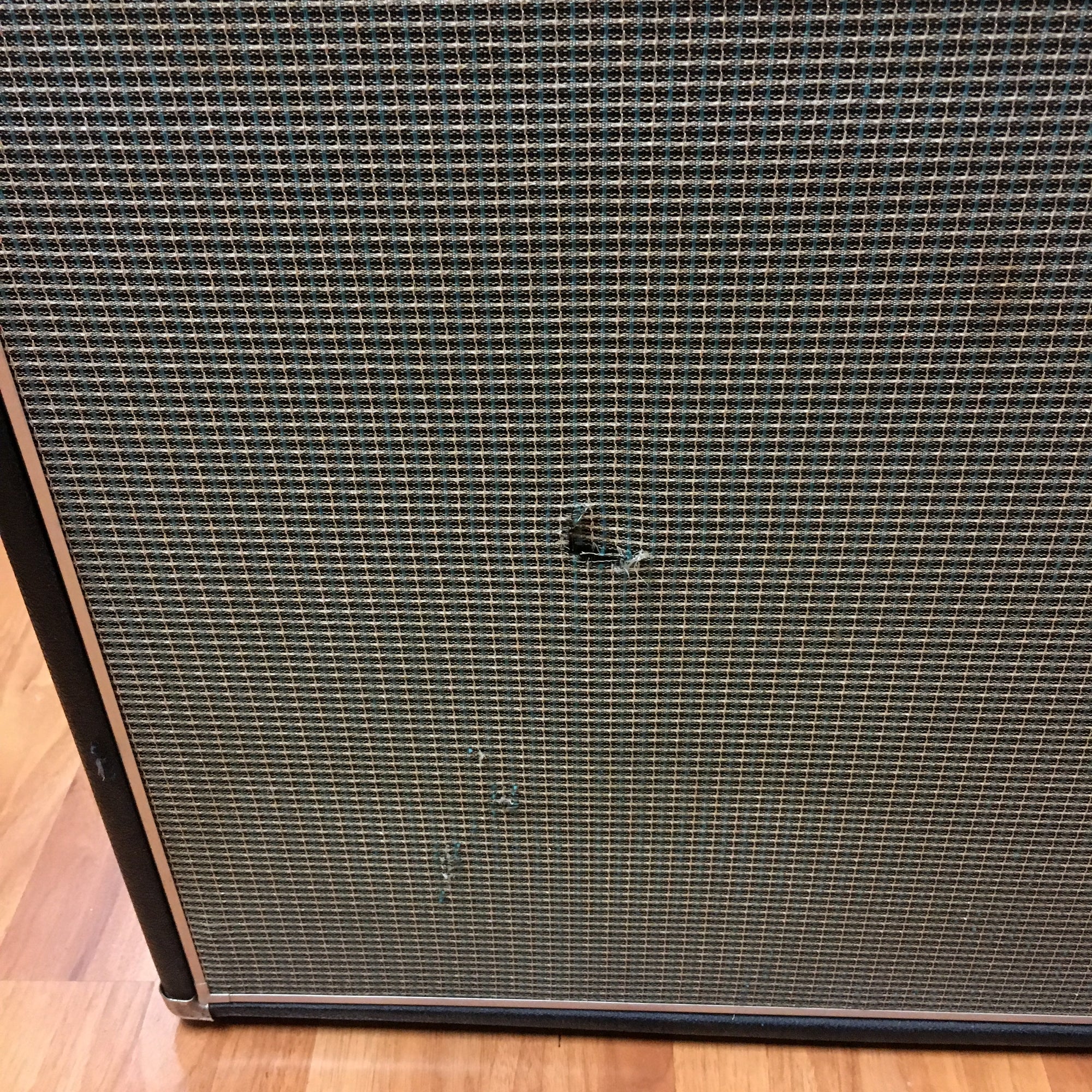 1968 Fender 2x12 Silver Face Drip Edge Cabinet w Jensens