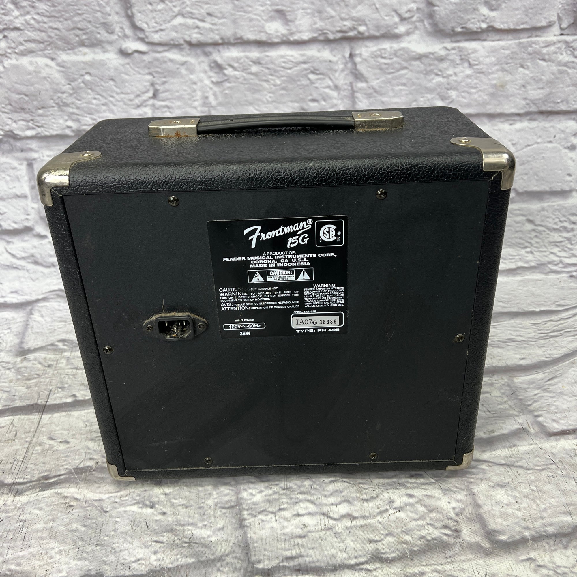 Fender Frontman 15 Guitar Combo Amp