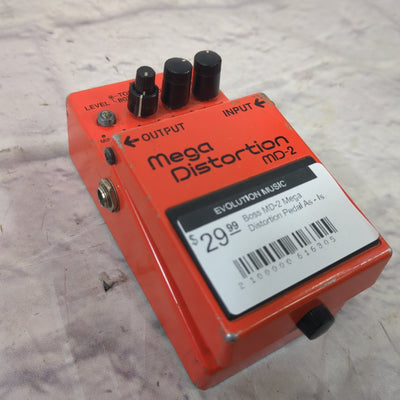 Boss MD-2 Mega Distortion Pedal As - Is