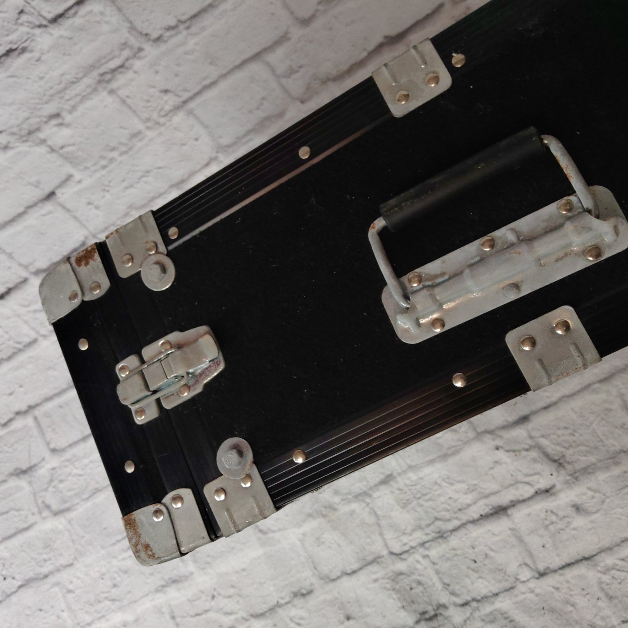 Black Carpeted 4U Rack Case