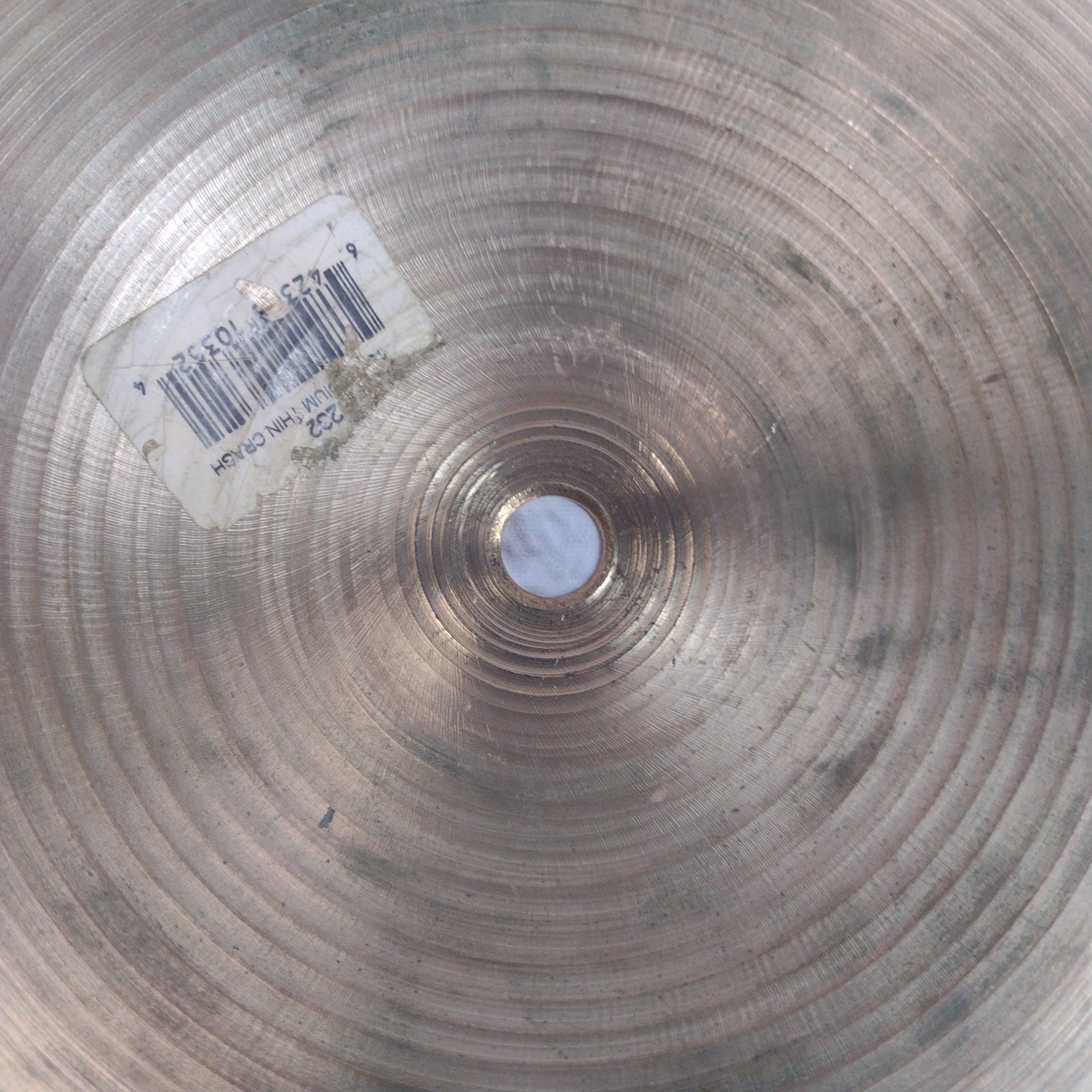 Zildjian Avedis Medium Thin 18" CRACKED Crash Cymbal AS IS