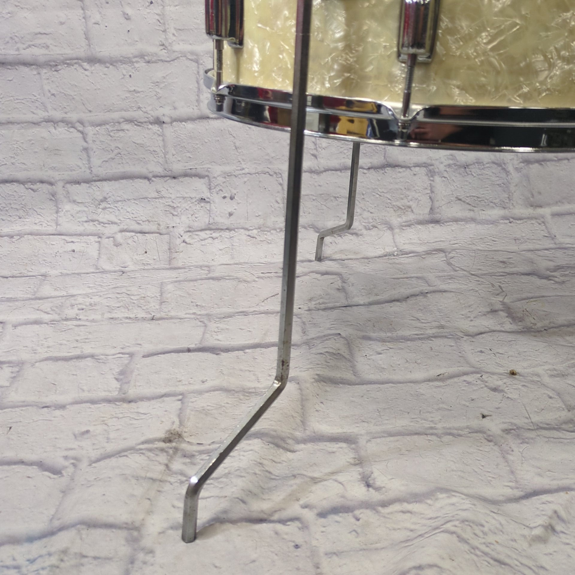 Rogers Vintage 16x16 White Marine Pearl Fullerton Floor Tom