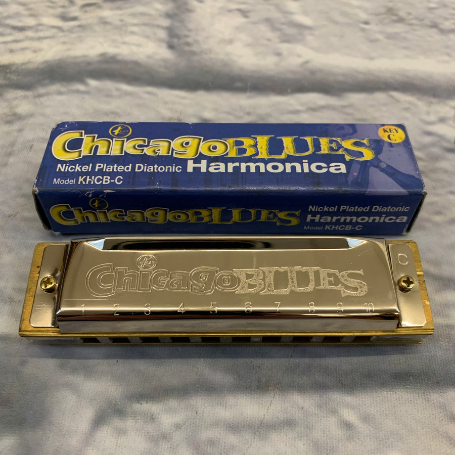 Vintage Chicago Blues Nickel Plated Diatonic Harmonicas