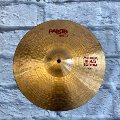 Paiste 3000 14" Medium Hi-Hat Bottom