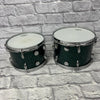 Unknown Gretsch Round Badge 12 13 14 16 20 5pc Birdland Custom Tribute Kit - Cadillac Green