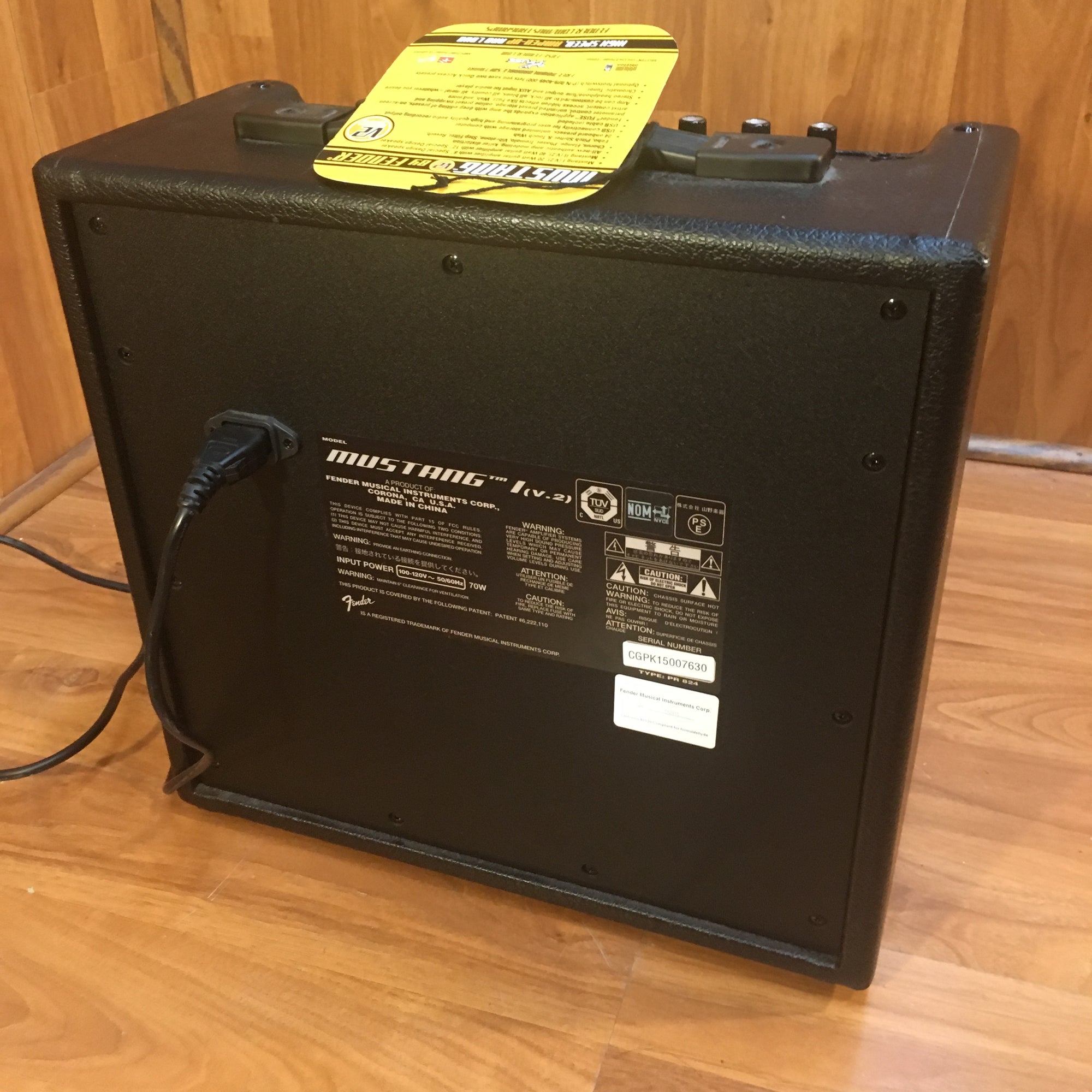 Fender Mustang I V.2 Practice Combo Amp