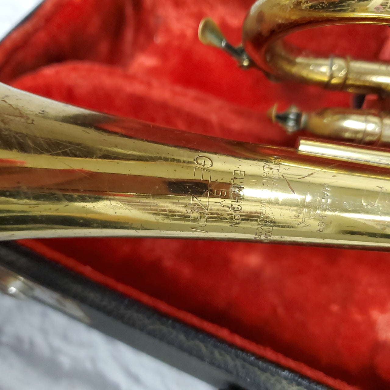 1960's Elkhorn by Getzen trumpet with case