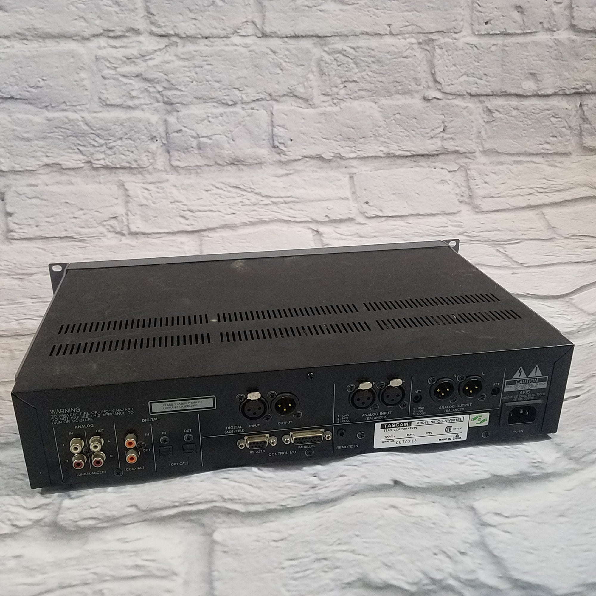 Tascam CD-RW901SL Professional CD Recorder