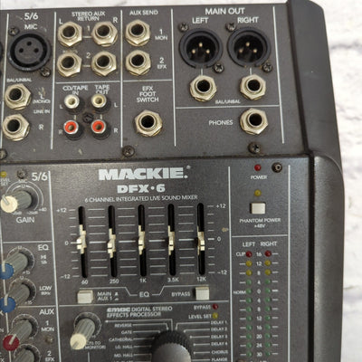 Mackie DFX6 6-Channel Mixer
