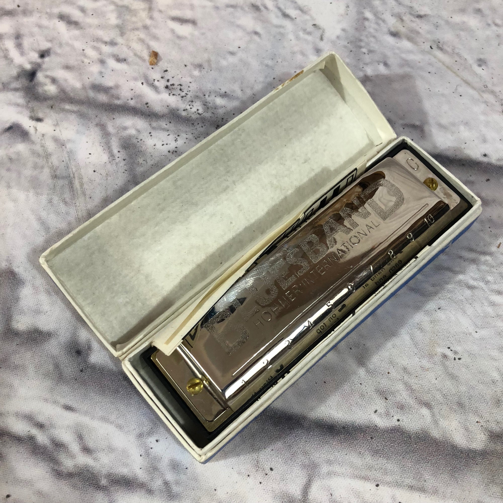 Hohner Bluesband Harmonica Key of C w Case