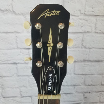 Austin Super 6 Electric Guitar Sunburst