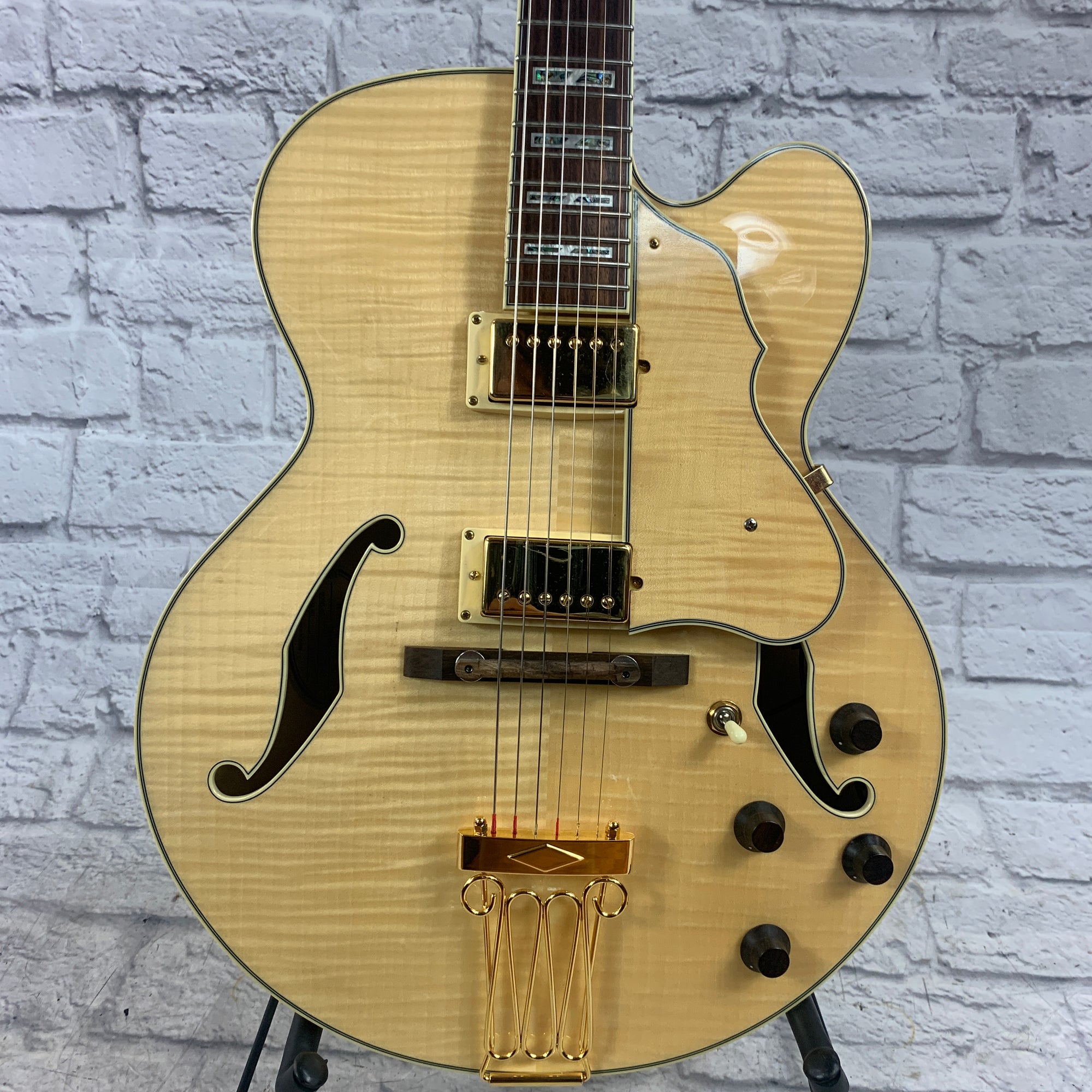 Ibanez Artcore AF105 Natural w/ Hardshell Case & Upgrades