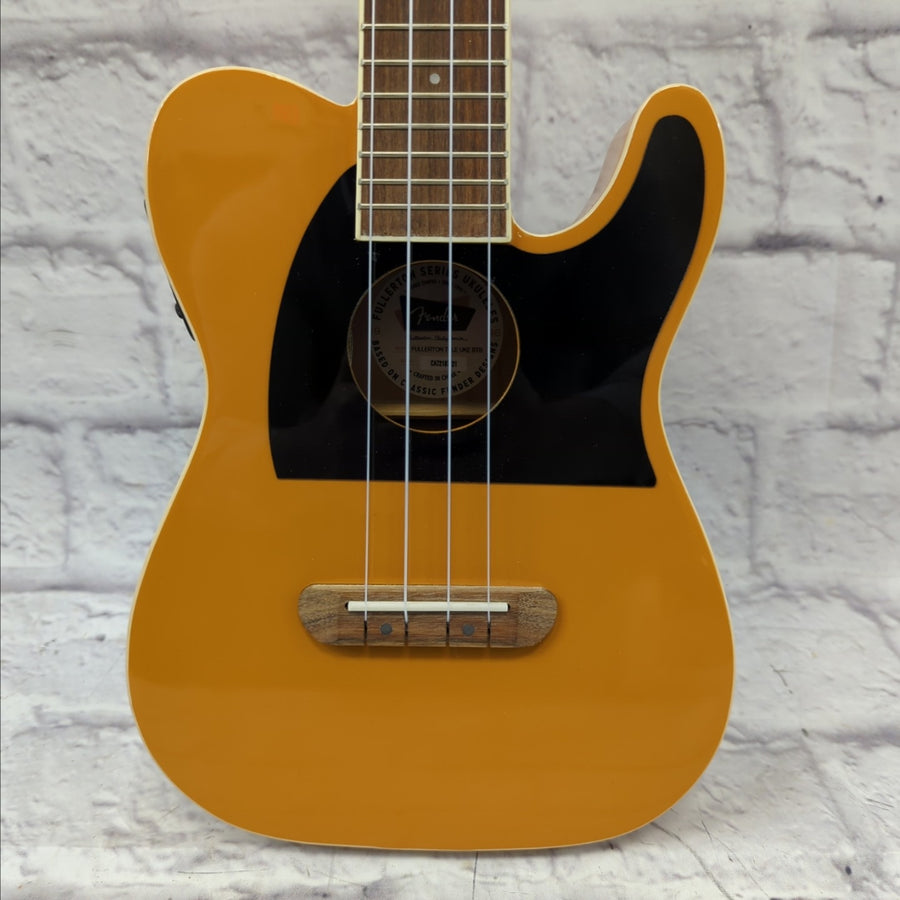 Fender Fullerton Tele Ukulele Butterscotch