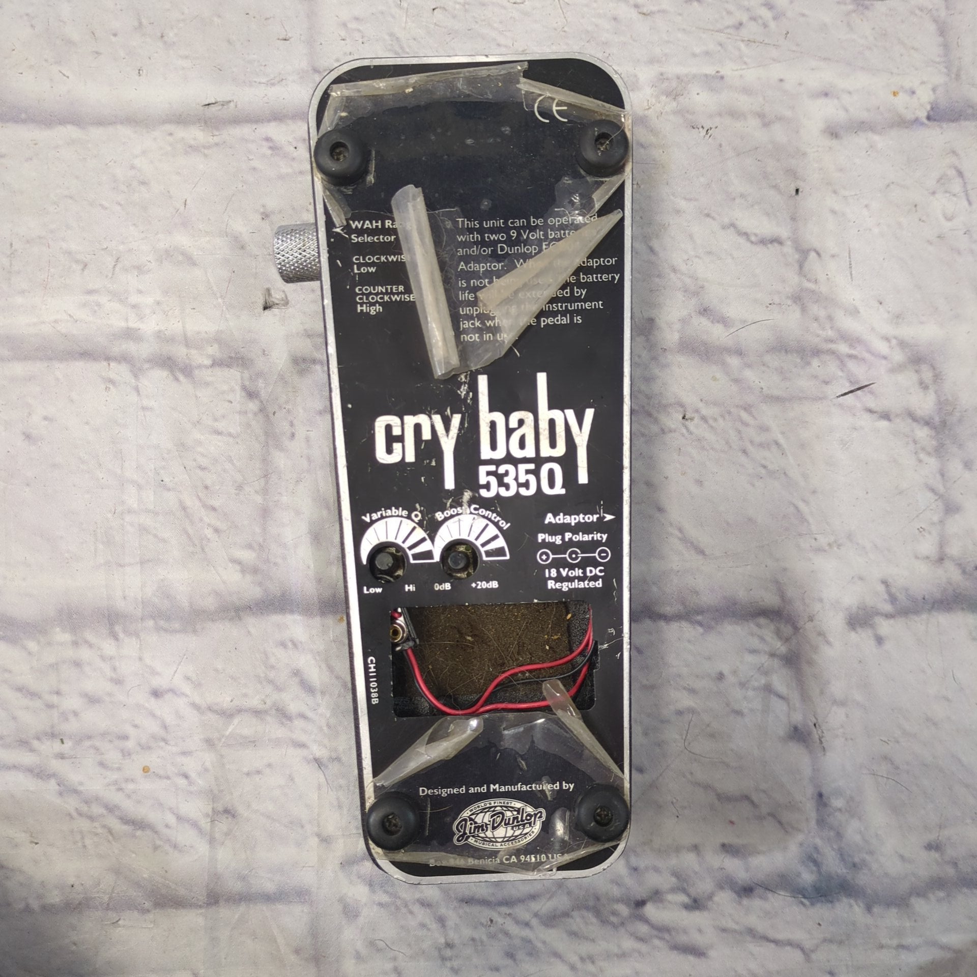 Dunlop Crybaby 535Q Wah Pedal