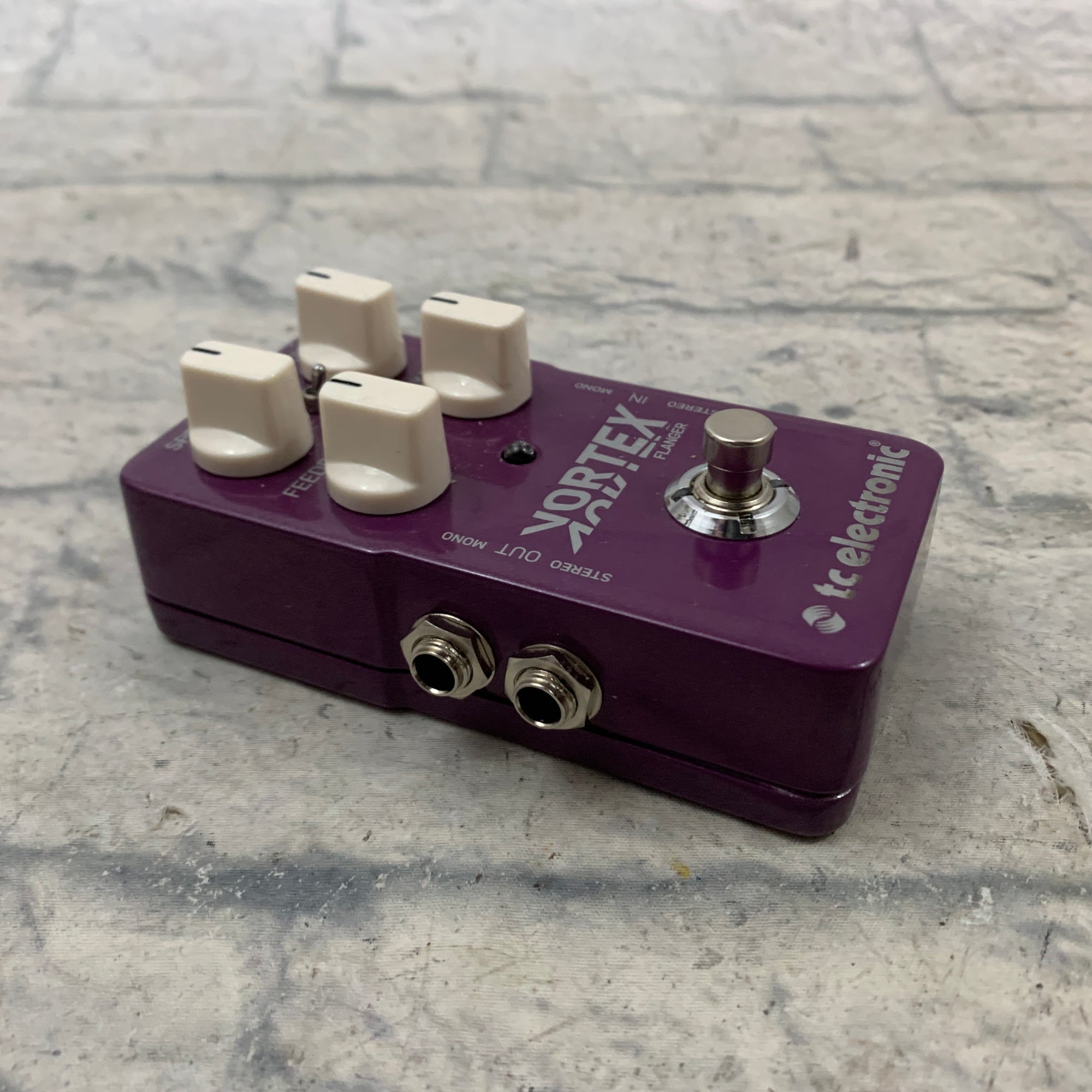 stereo flanger pedal TC Electronic Vortex Stereo Flanger Pedal with Toneprint