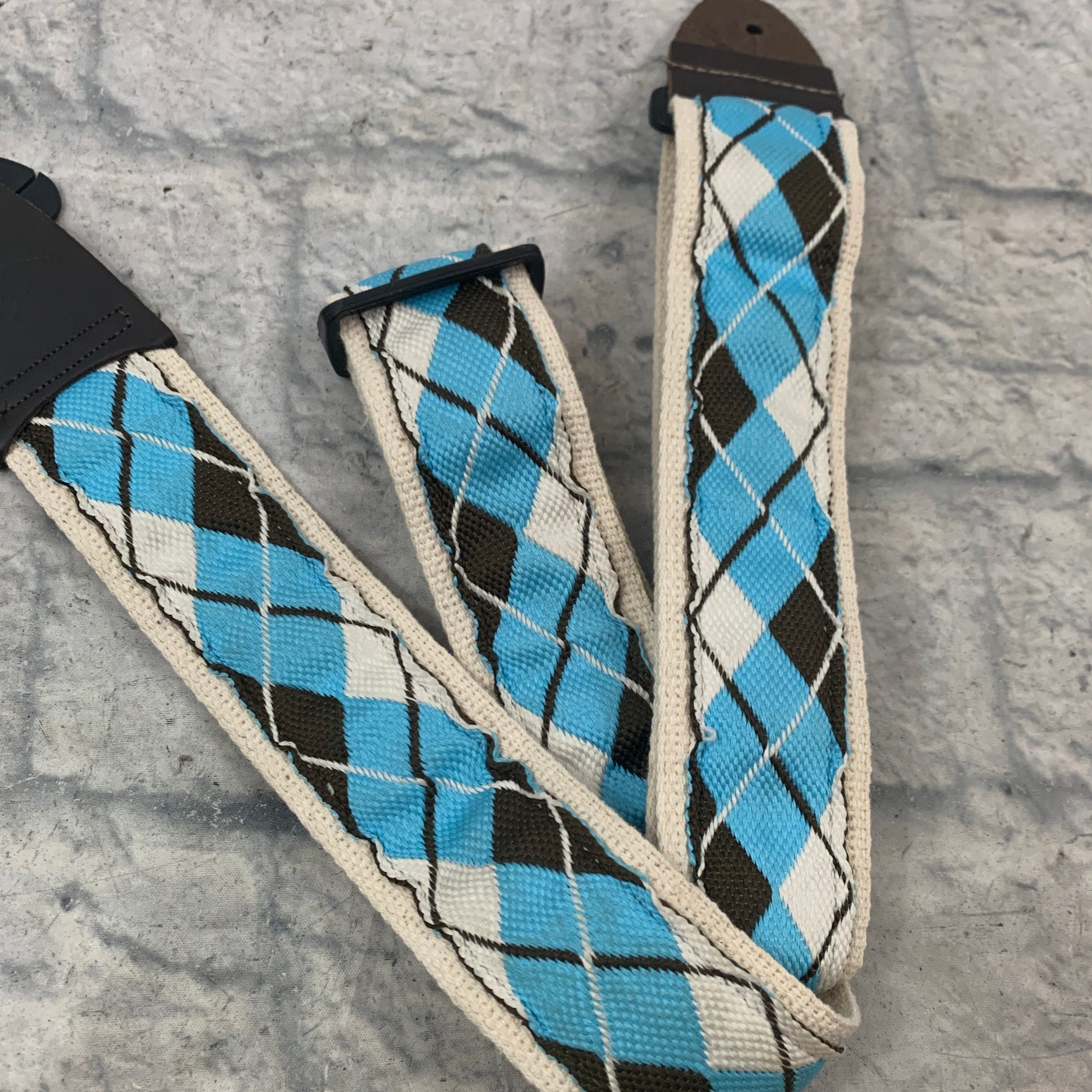 LM Products AG-2 BL Argyle Blue Guitar Strap