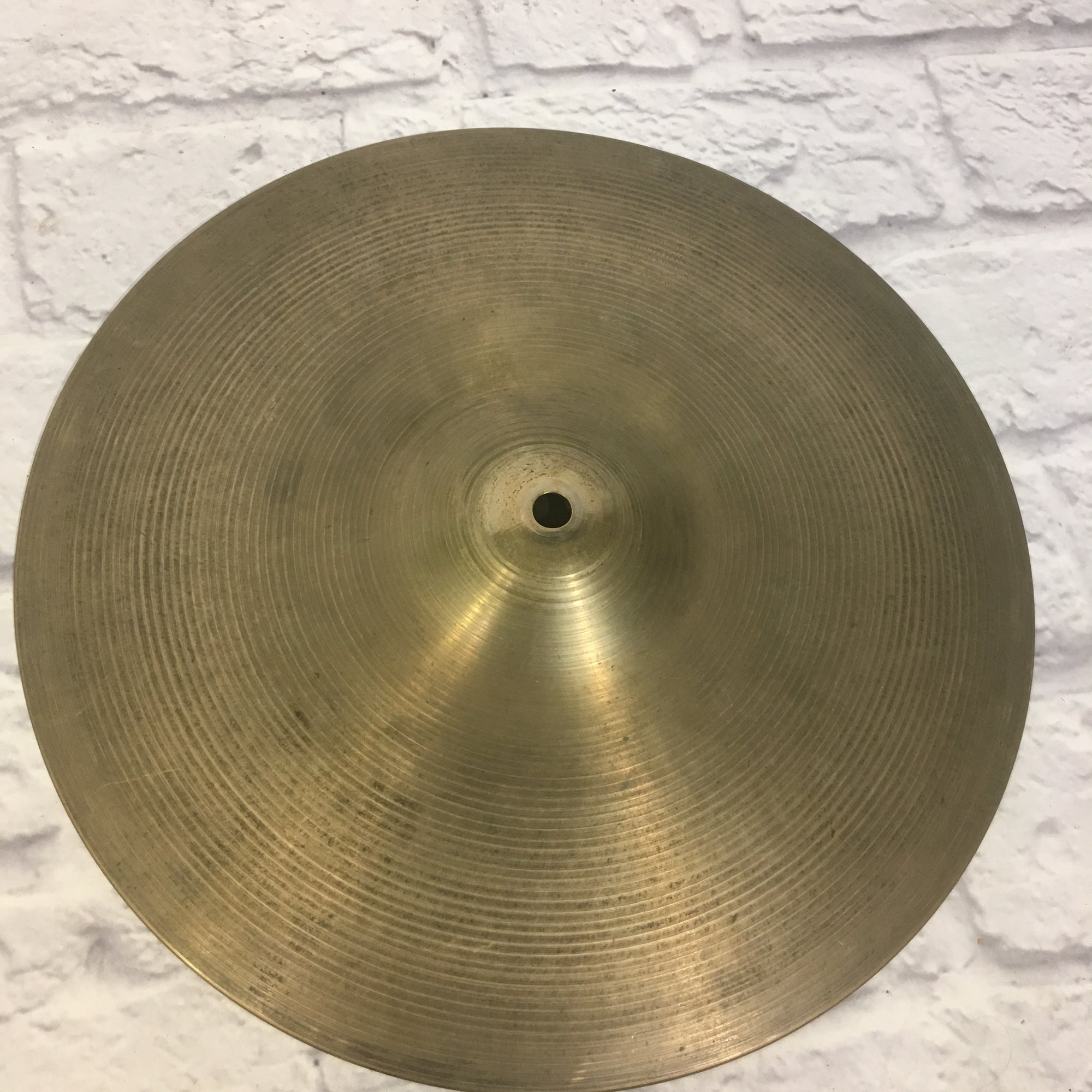 1950s Vintage Zildjian 14 Inch Hi Hat Cymbal Pair