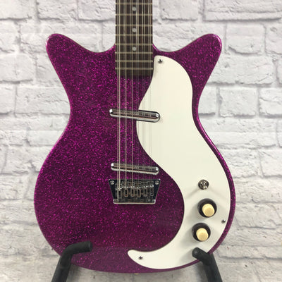 Danelectro 12 String Electric Purple Sparkle NOS 12 String Electric