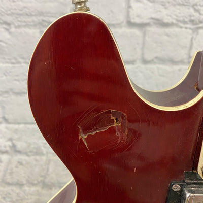 Matsumoku Global EA-200 Lawsuit Era 70s Maroon ES-335 style guitar MIJ
