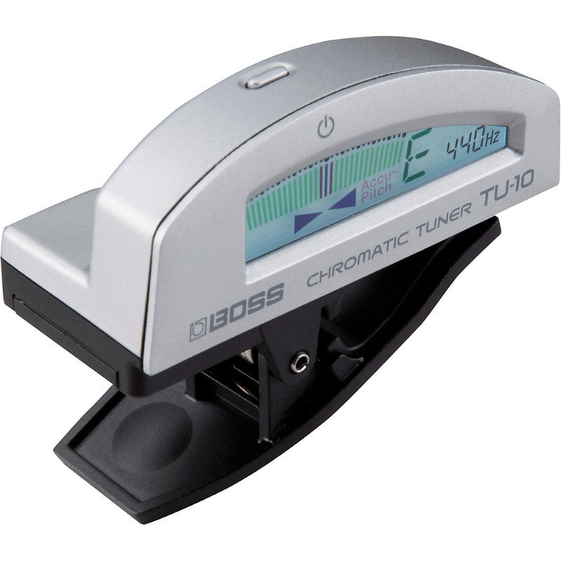 Boss TU-10SV Clip On Chromatic Tuner - Silver
