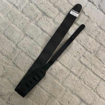 Perri's Leathers P25-179 Black Leather Guitar Strap