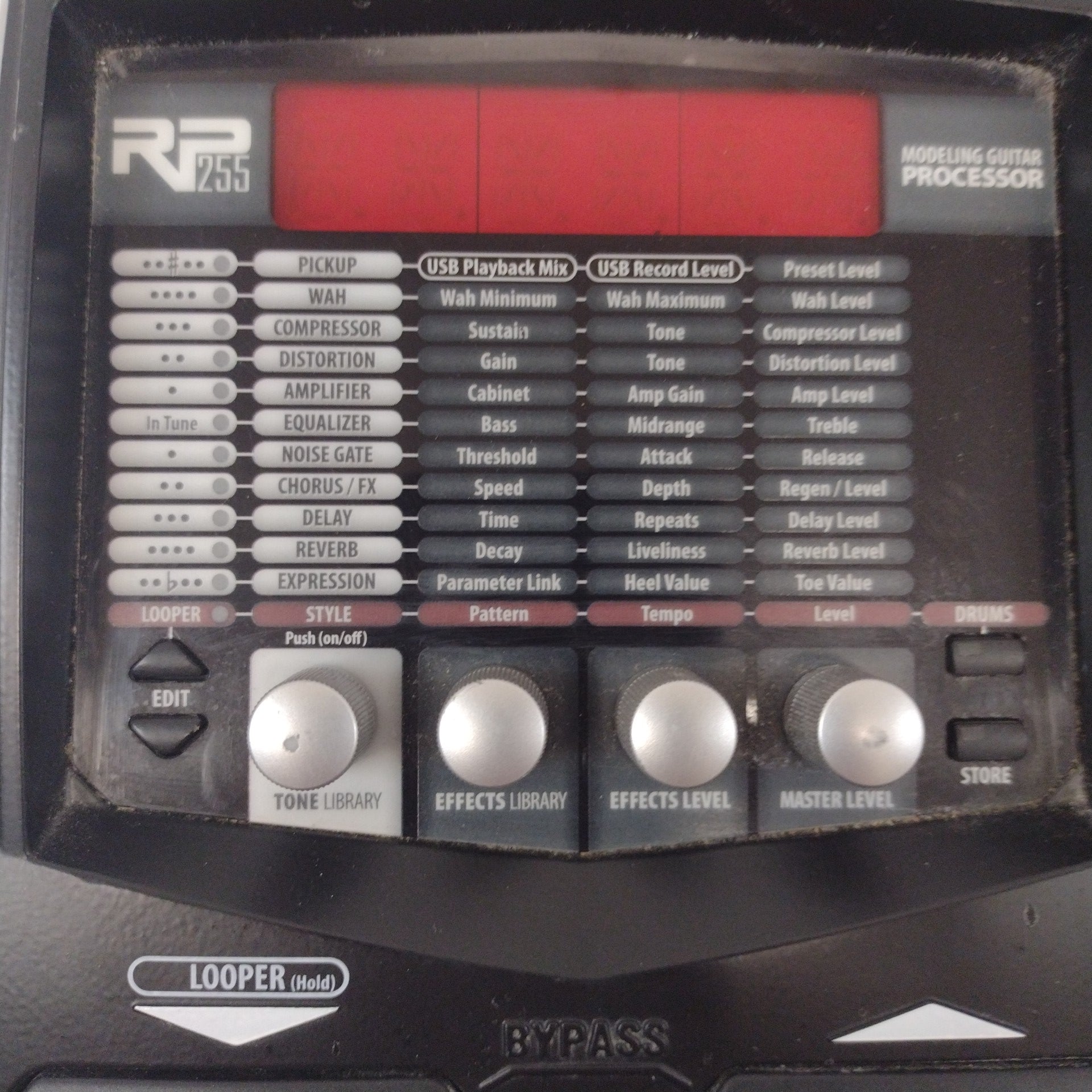 Digitech RP255 Multi Effects Pedal - Evolution Music