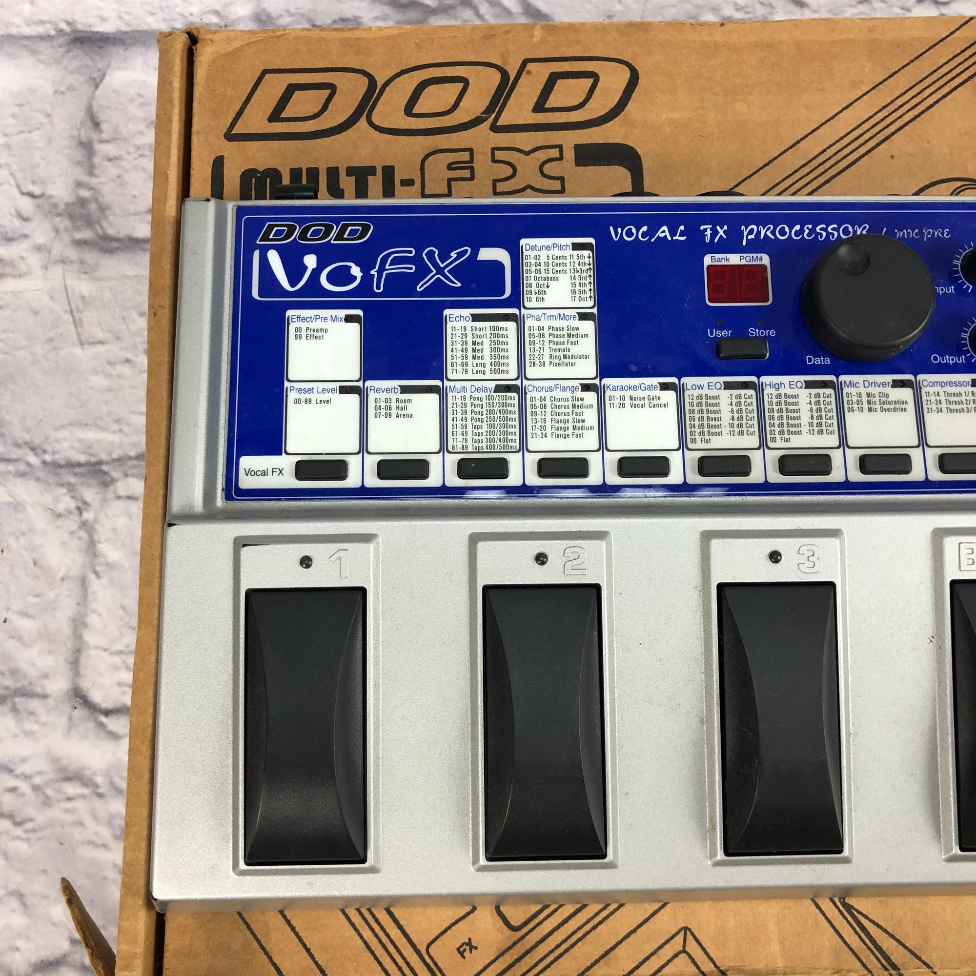 DOD VOFX Vocal Effects Pedal
