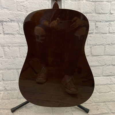 Harmony H-166 Dreadnought Acoustic Guitar MIK 1970s - Natural
