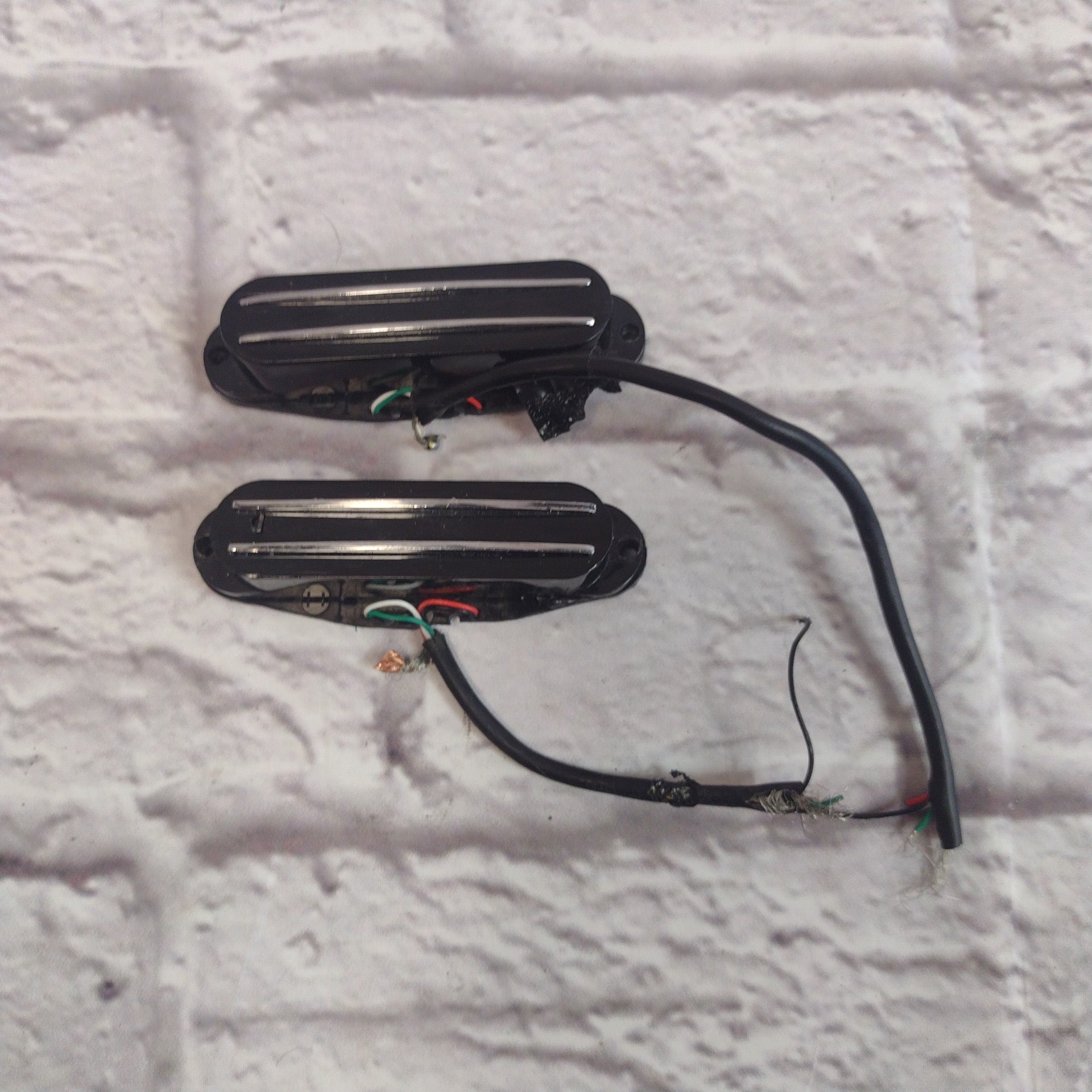 Unknown Strat Dual Rail Pickup Set