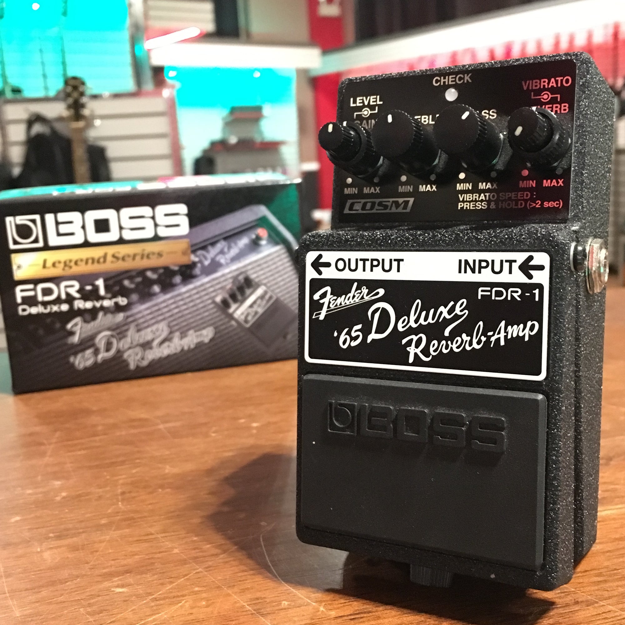 boss fdr-1 fender '65 deluxe reverb amp pedal ** Boss FDR-1 Fender Deluxe Reverb
