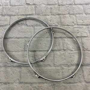 Unknown 12" 5-Hole Drum Hoop Pair