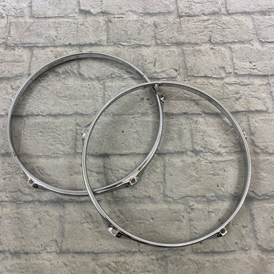 Unknown 12" 5-Hole Drum Hoop Pair