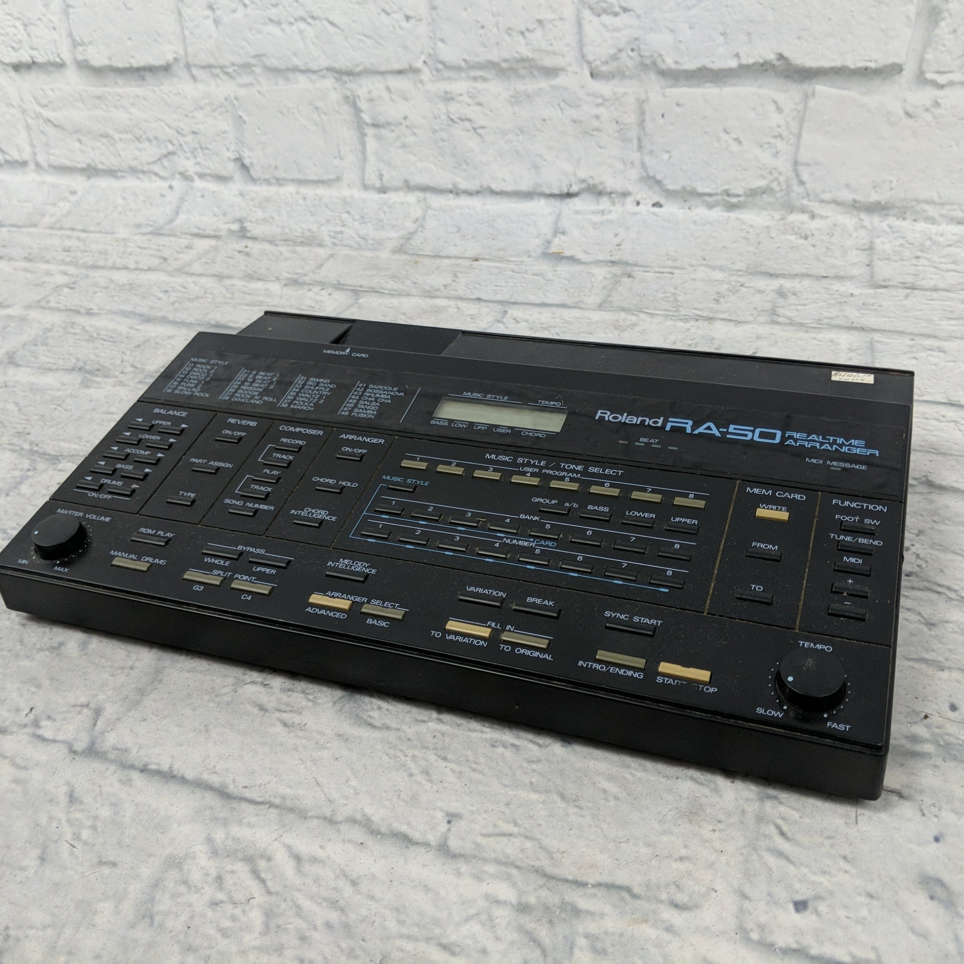 1980s Roland RA-50 Real Time Arranger - Evolution Music
