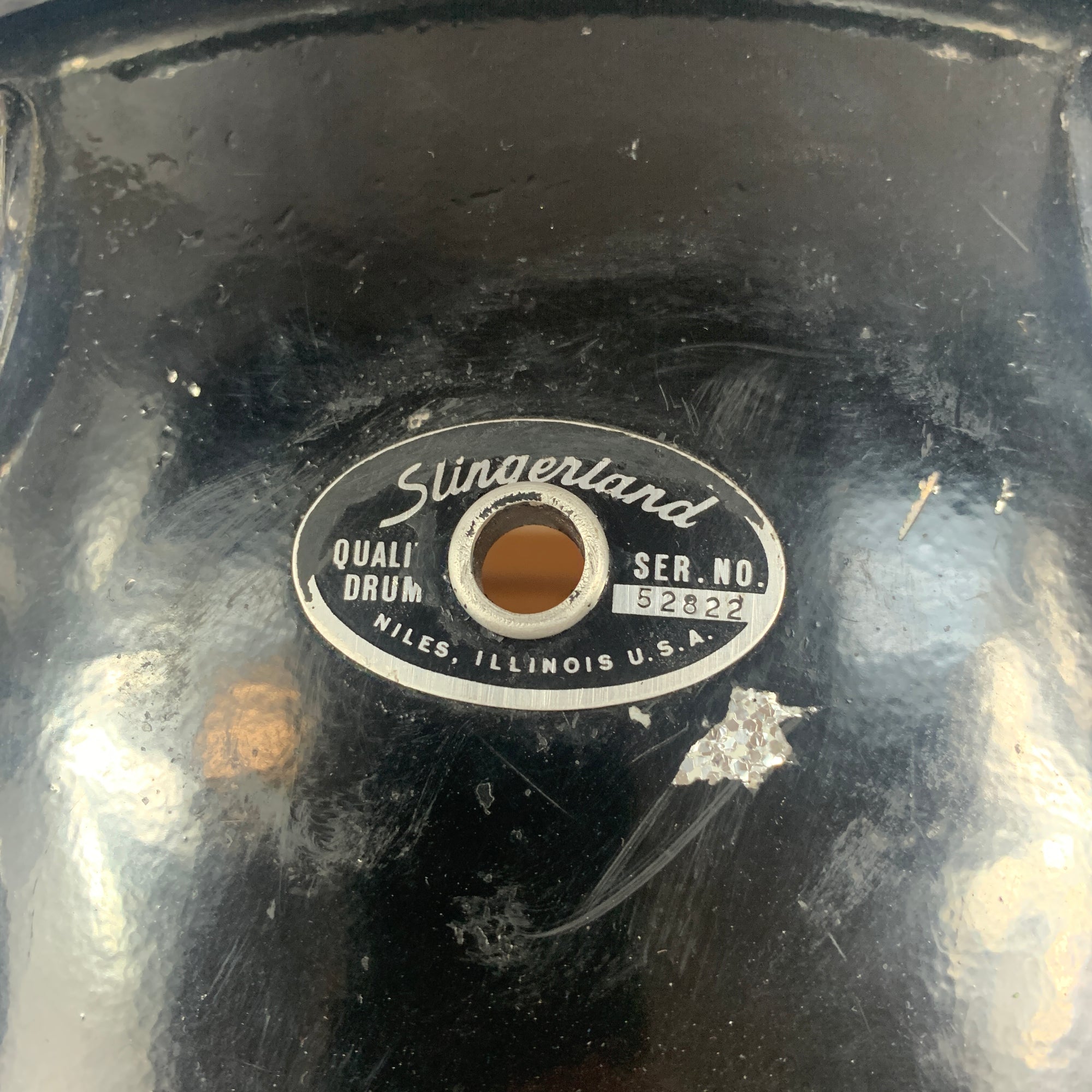 Vintage Slingerland 14x6.5 Snare Refinished, Modified