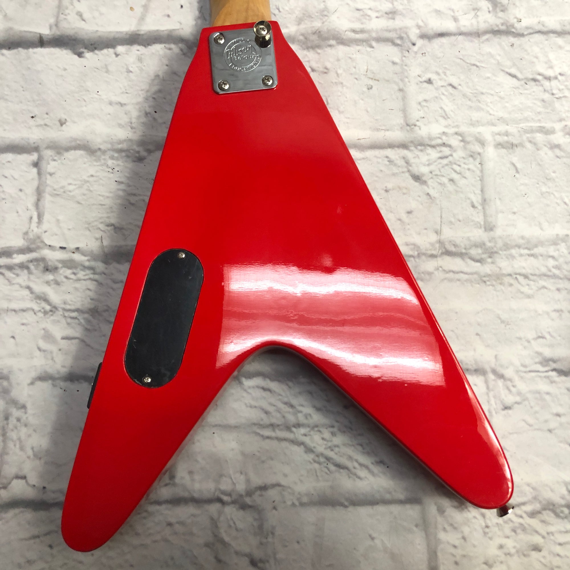 Maestro Roadie Mini-Travel Flying V Red