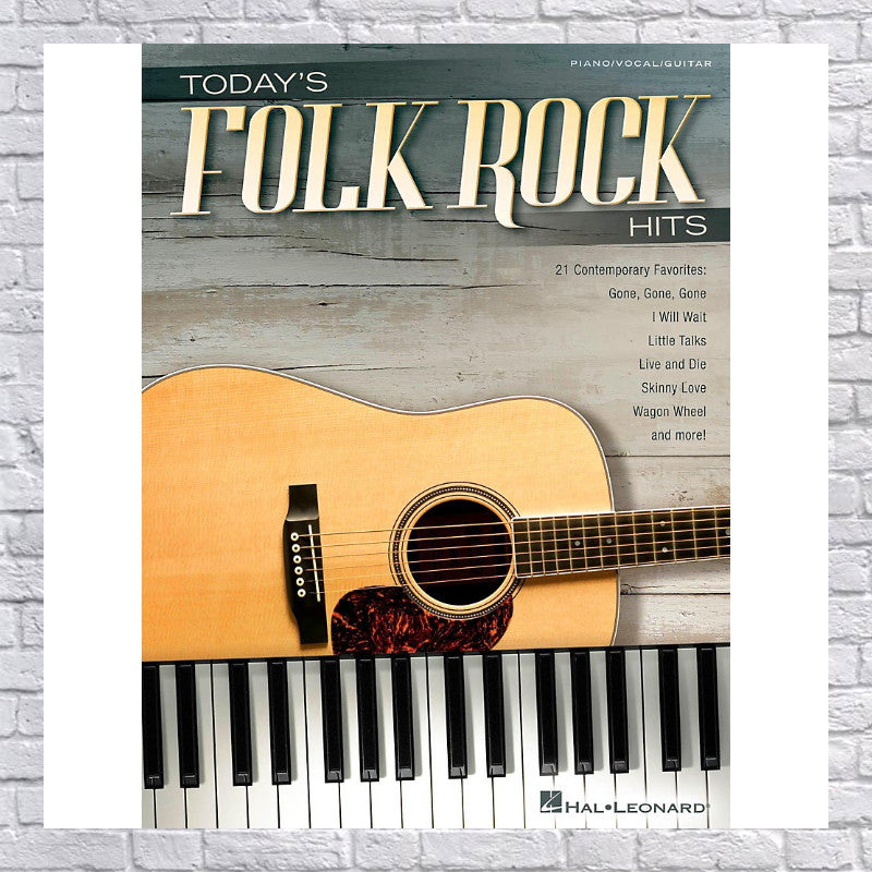 Hal Leonard - Various Artists: Today's Folk Rock Hits Songbook Acoustic Guitar Book