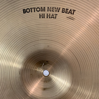 Zildjian 14" New Beat Hi Hats Pair Hollow Logo Stamp 70s 80s