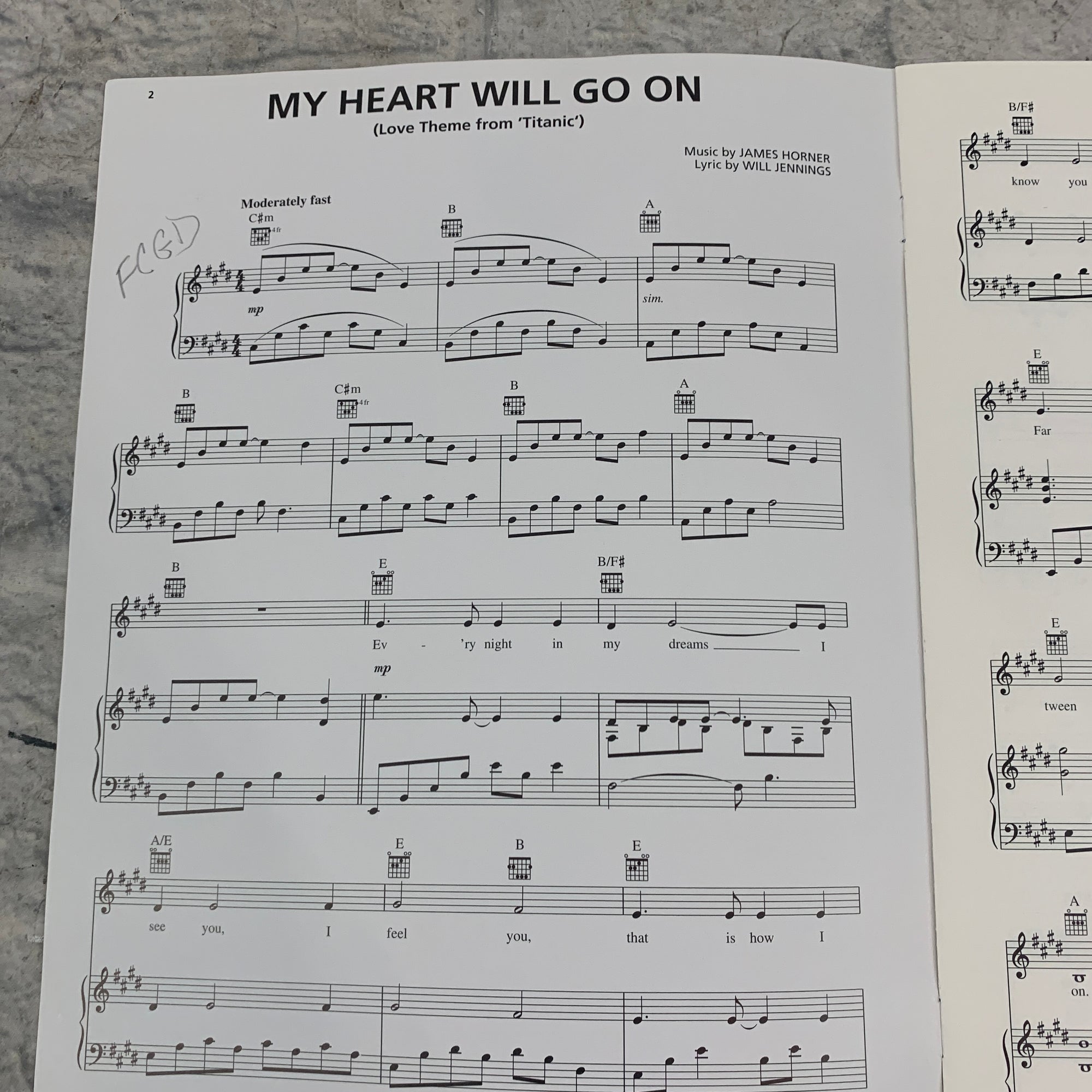 My Heart Will Go On hit song from The Titanic